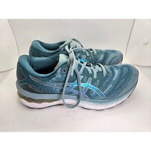 Asics Gel Nimbus 23 Shoes Women's 8 Blue Running Athletic Workout Road Sneakers